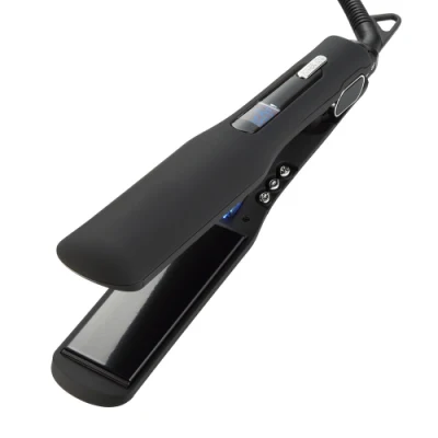 Hair Straightener Machine Hair Straightening with LED Display Titanium Plate Flat Iron