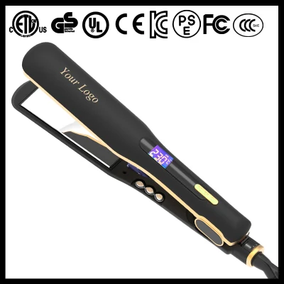 Brazilian Tourmaline Titanium Hair Straightener Flat Iron (V183)